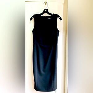 J.Crew Women’s Sheath Dress in Four-Season Stretch in Black Size 4